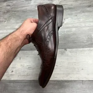 Alan Payne Brown Wingtip Oxfords Dress Shoes 10.5 M Alan Payne | Shoes | Alan Payne Brown Wingtip Oxfords Dress  main image 2